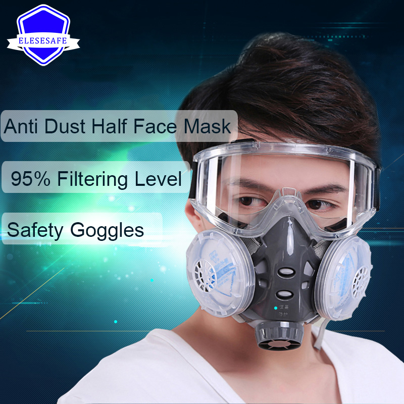 Dust Mask Construction - 새로운 방진 마스크 ​​전면 호흡기 듀얼