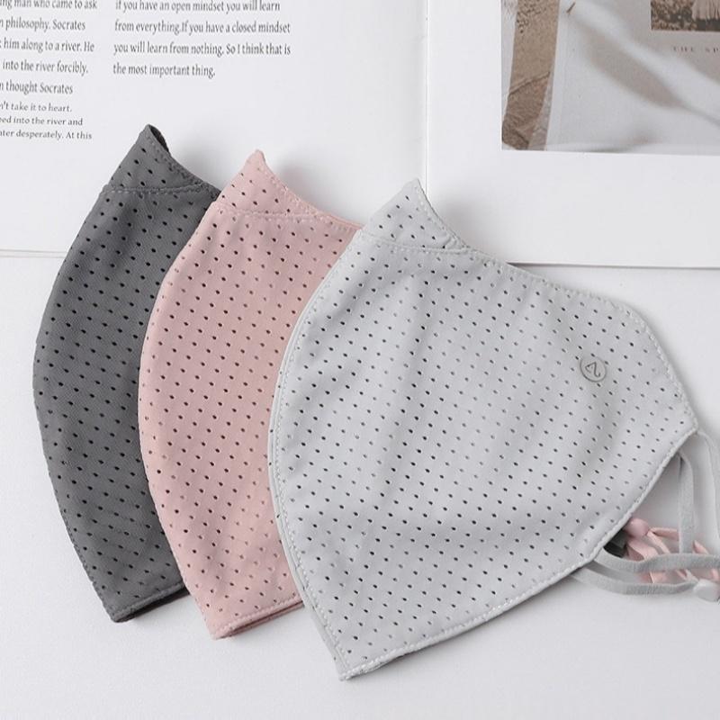 Sports Mask Breathable - 자외선 차단 아이스 실크 마스크 통기성