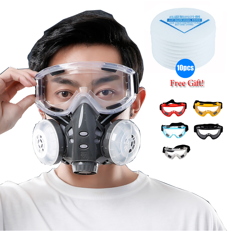 Kn95 Respirator Mask - 하프 페이스 방진 마스크 안전 고글,