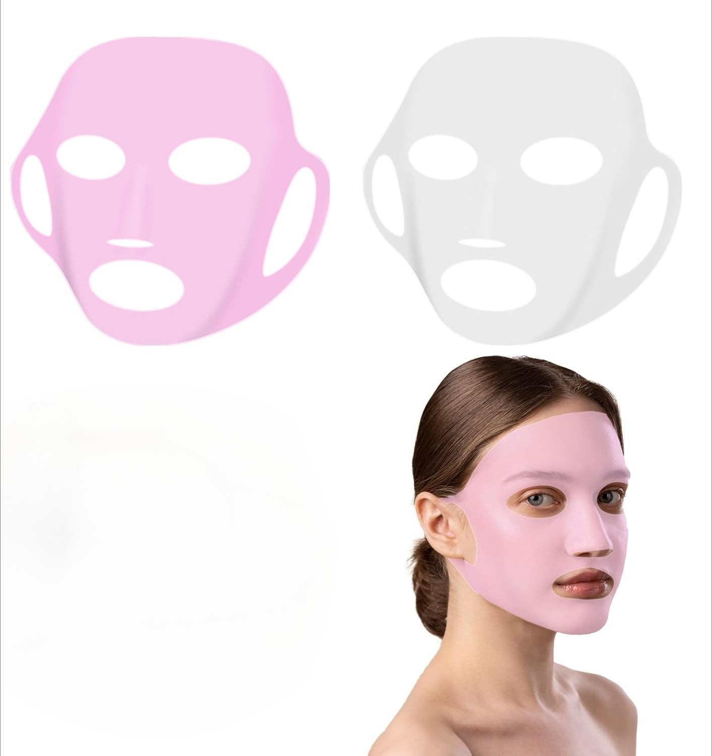 Silicone Mask Bracket - 실리콘 페이스 마스크 홀더 재사용 가능한