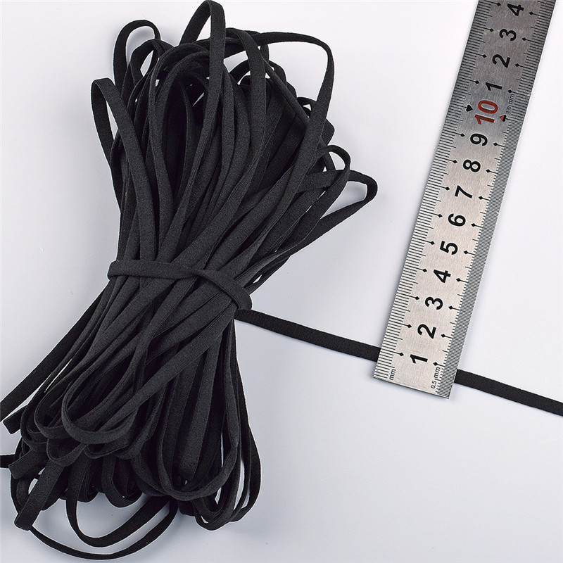 마스크 탄성 로프 3mm 라운드 흰색 탄성 밴드 5mm - Mask Lanyard Adjustable 리뷰 및 가격