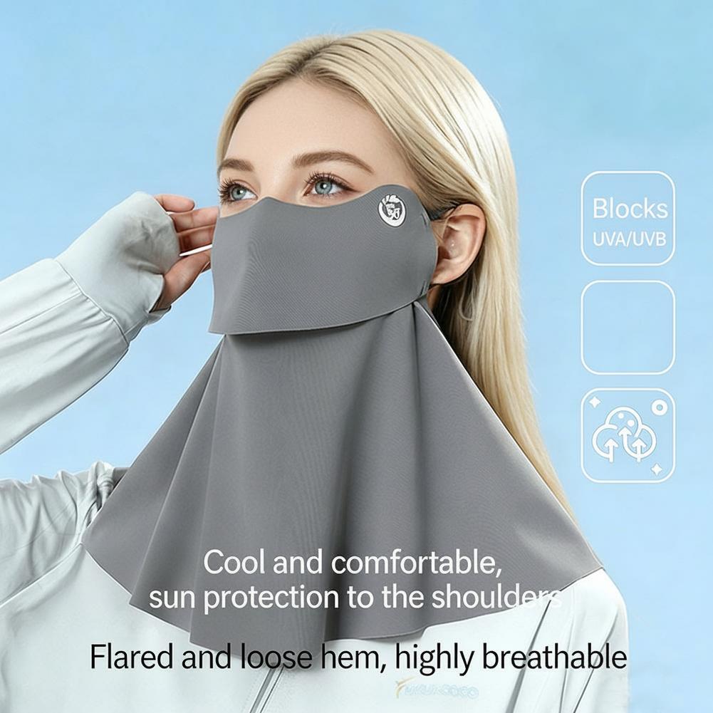 UPF50+ 냉각 자외선 차단 페이스 넥 마스크, 야외 - Sports Mask Breathable 리뷰 및 가격