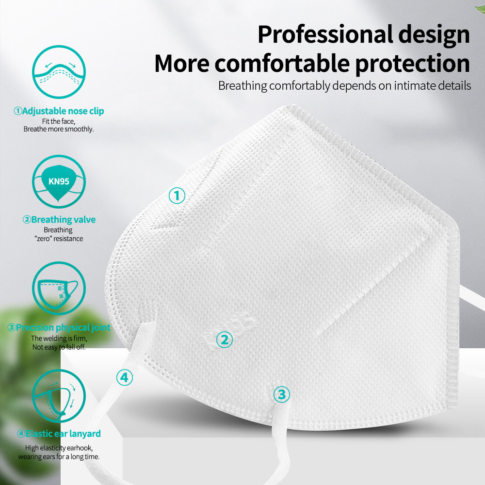 FFP2 페이스 마스크 KN95 페이셜 마스카라 5 레 - Kn95 Respirator Mask 리뷰 및 가격